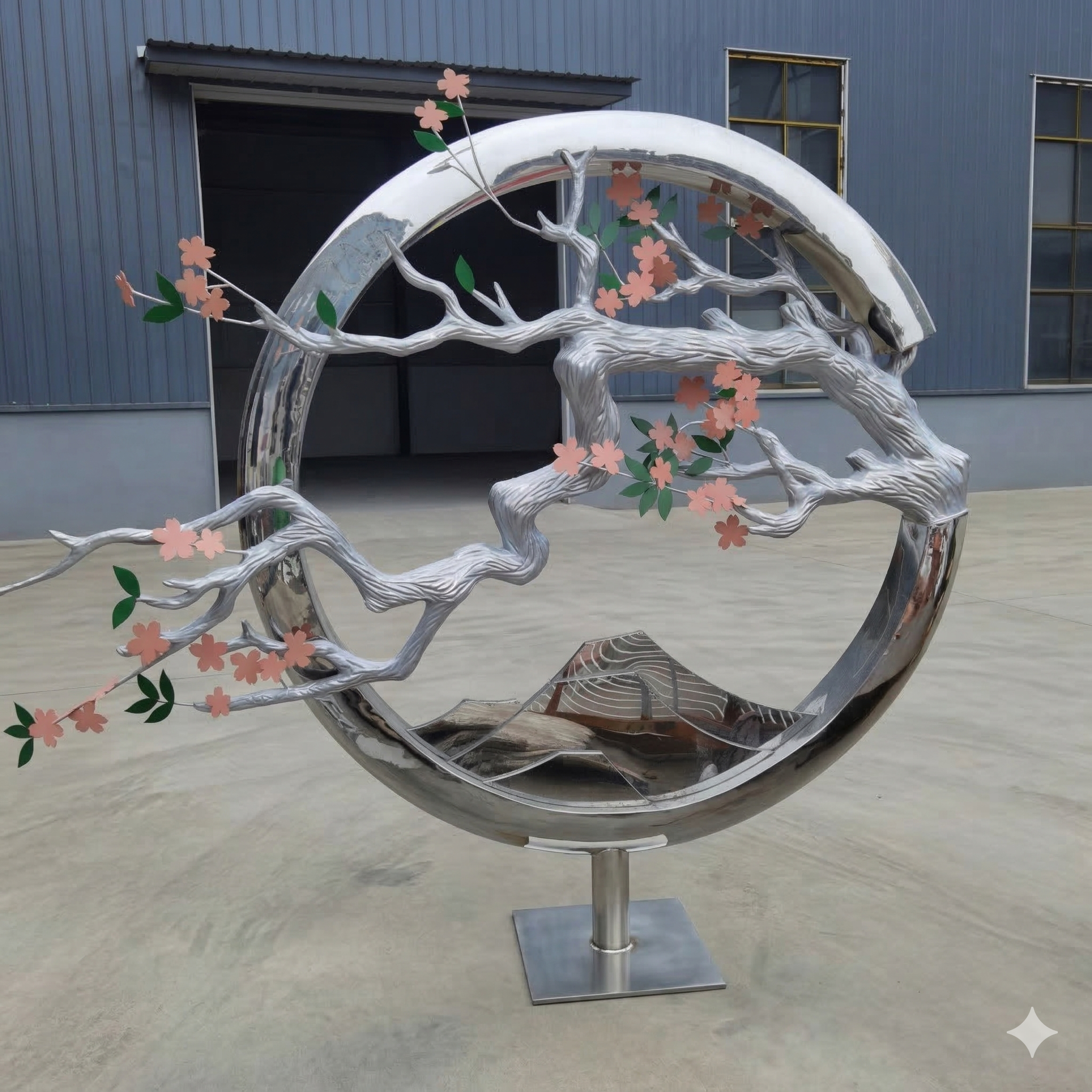 Butterfly Circle Sculpture